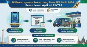 BI Buka Layanan Tukar Uang Baru SERAMBI 2026, Pesan Lewat Aplikasi PINTAR