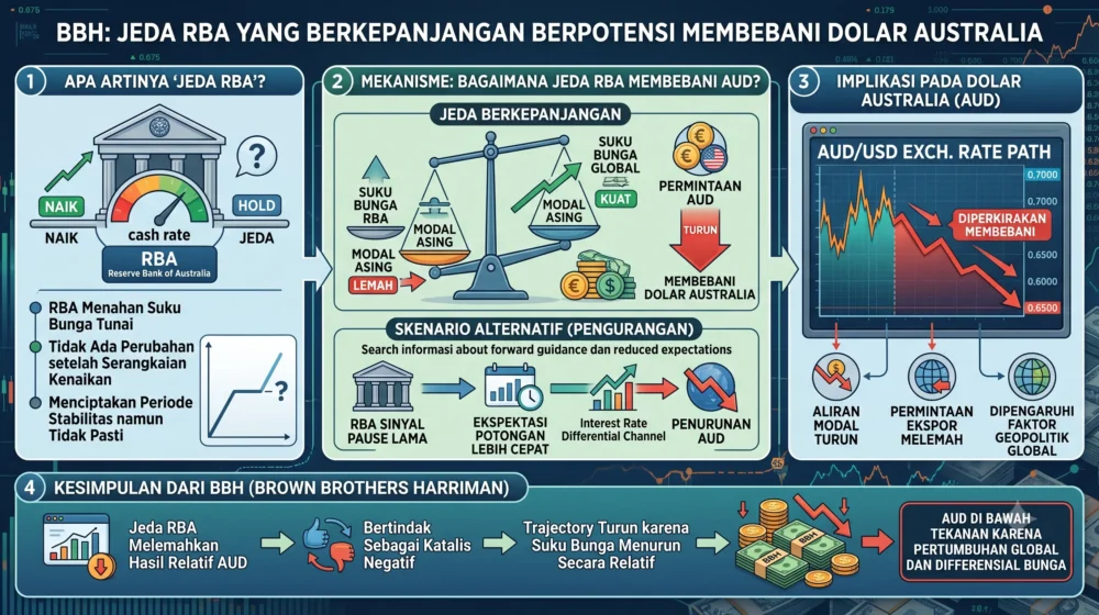 BBH: Jeda RBA yang Berkepanjangan Berpotensi Membebani Dolar Australia