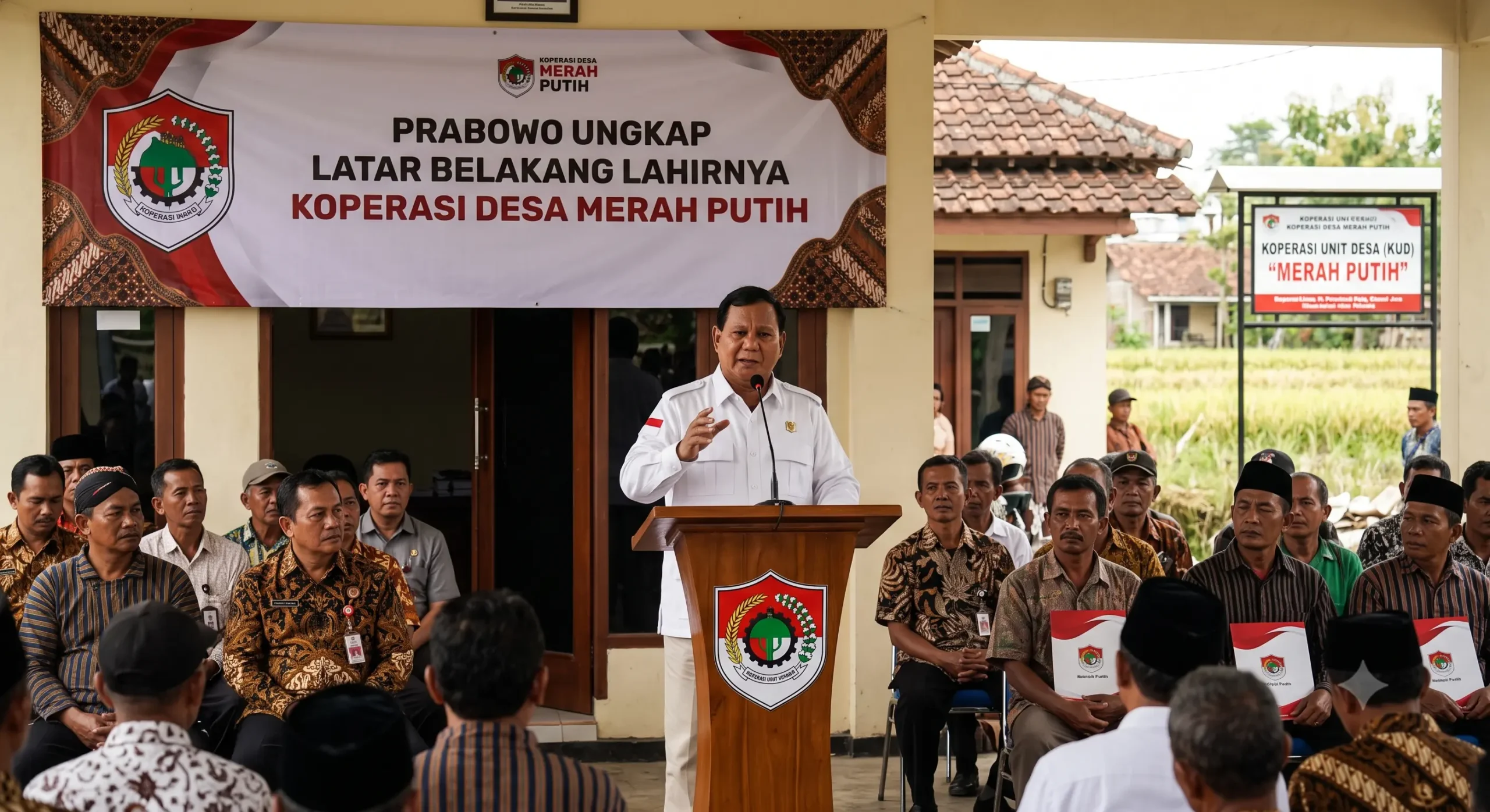 Prabowo Ungkap Latar Belakang Lahirnya Koperasi Desa Merah Putih