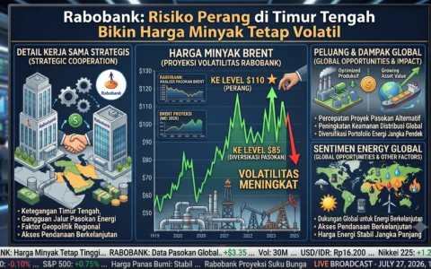 Rabobank: Risiko Perang di Timur Tengah Bikin Harga Minyak Tetap Volatil