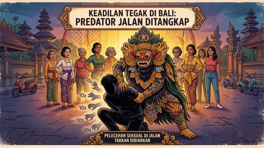 Mengaku Sudah 10 Kali, Pria di Bali Ditangkap karena Lecehkan Perempuan di Jalan