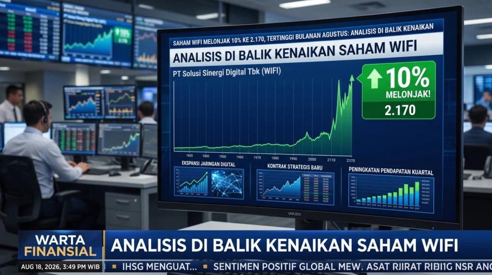 Saham WIFI Melonjak 10% ke 2.170, Tertinggi Bulanan Agustus: Analisis di Balik Kenaikan