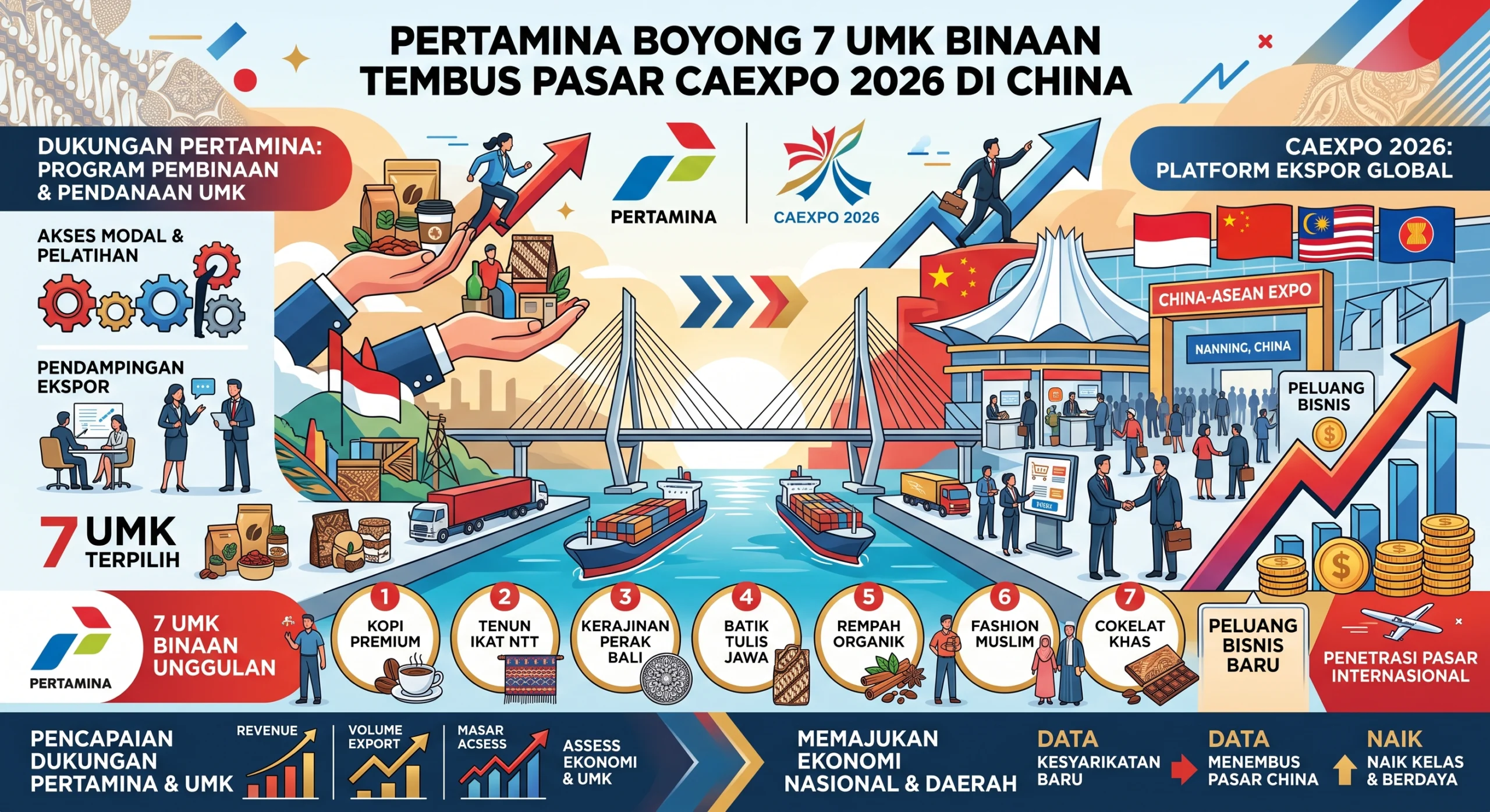 Pertamina Boyong 7 UMK Binaan Tembus Pasar CAEXPO 2026 di China