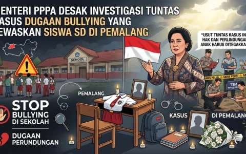 Menteri PPPA Desak Investigasi Tuntas Kasus Dugaan Bullying yang Tewaskan Siswa SD di Pemalang