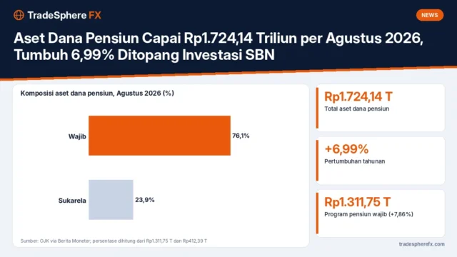Aset Dana Pensiun Capai Rp1.724,14 Triliun per Agustus 2026, Tumbuh 6,99% Ditopang Investasi SBN