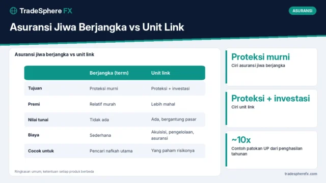 Asuransi Jiwa Berjangka vs Unit Link: Perbedaan, Contoh Perhitungan, dan Mana yang Cocok untuk Anda