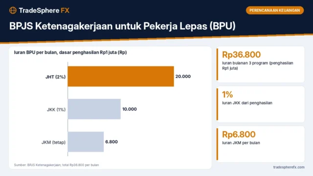 BPJS Ketenagakerjaan untuk Pekerja Lepas (BPU): Iuran Mulai Rp36.800 per Bulan, Program yang Bisa Dipilih, dan Cara Mendaftar