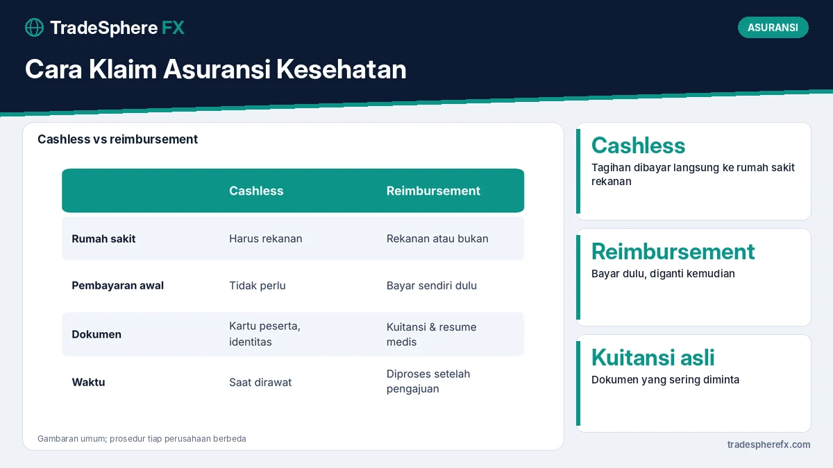 Cara Klaim Asuransi Kesehatan: Cashless vs Reimbursement, Dokumen, dan Penyebab Klaim Ditolak