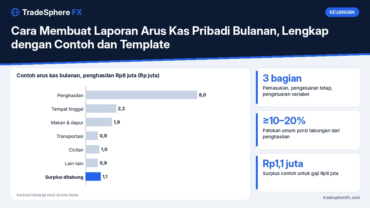 Cara Membuat Laporan Arus Kas Pribadi Bulanan, Lengkap dengan Contoh dan Template