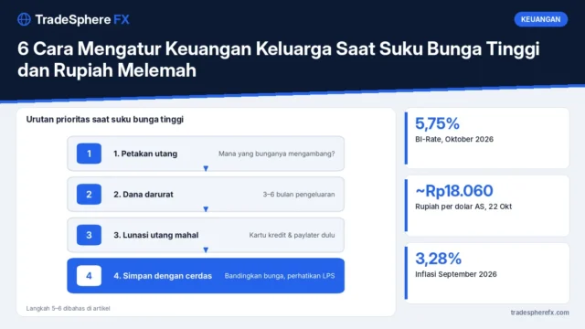 6 Cara Mengatur Keuangan Keluarga Saat Suku Bunga Tinggi dan Rupiah Melemah