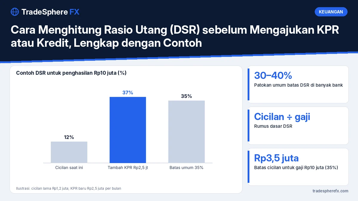 Cara Menghitung Rasio Utang (DSR) sebelum Mengajukan KPR atau Kredit, Lengkap dengan Contoh