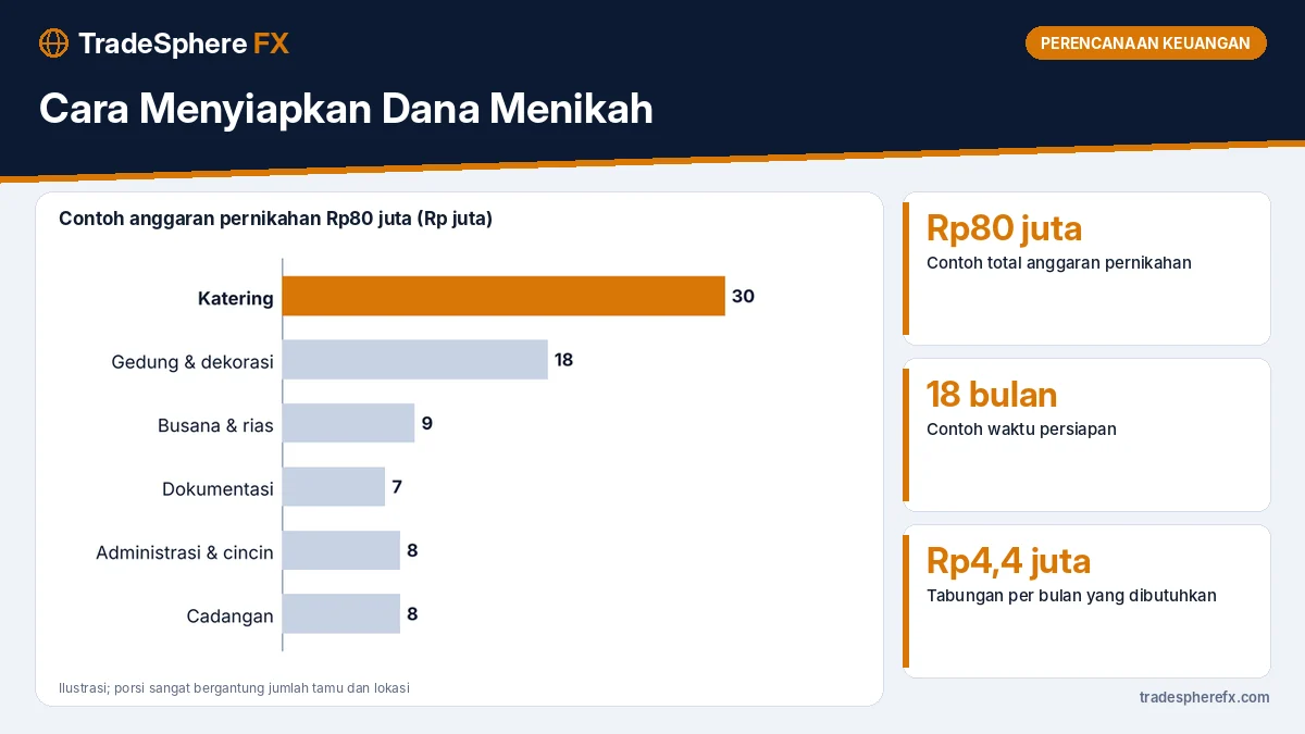 Cara Menyiapkan Dana Menikah: Menghitung Biaya, Target Tabungan per Bulan, dan Pembagian Anggaran