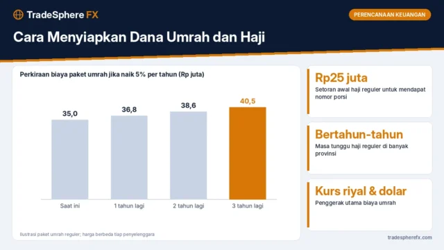 Cara Menyiapkan Dana Umrah dan Haji: Setoran Awal, Masa Tunggu, dan Hitungan Menabung