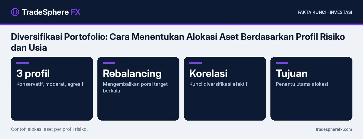 Fakta kunci: Diversifikasi Portofolio: Cara Menentukan Alokasi Aset Berdasarkan Profil Risiko dan Usia