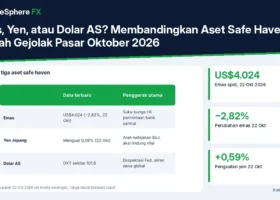 Emas, Yen, atau Dolar AS? Membandingkan Aset Safe Haven di Tengah Gejolak Pasar Oktober 2026