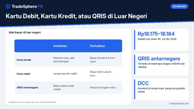 Kartu Debit, Kartu Kredit, atau QRIS di Luar Negeri: Mana Biayanya Paling Murah?