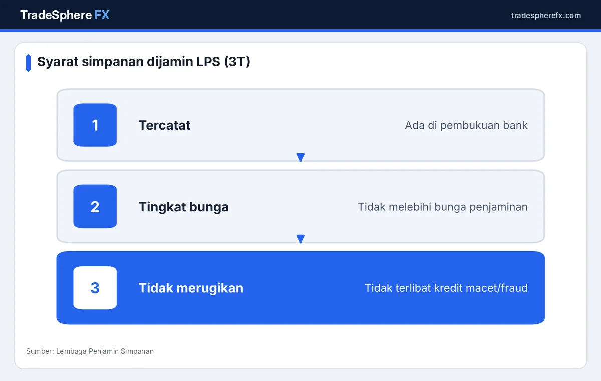Diagram syarat simpanan dijamin LPS