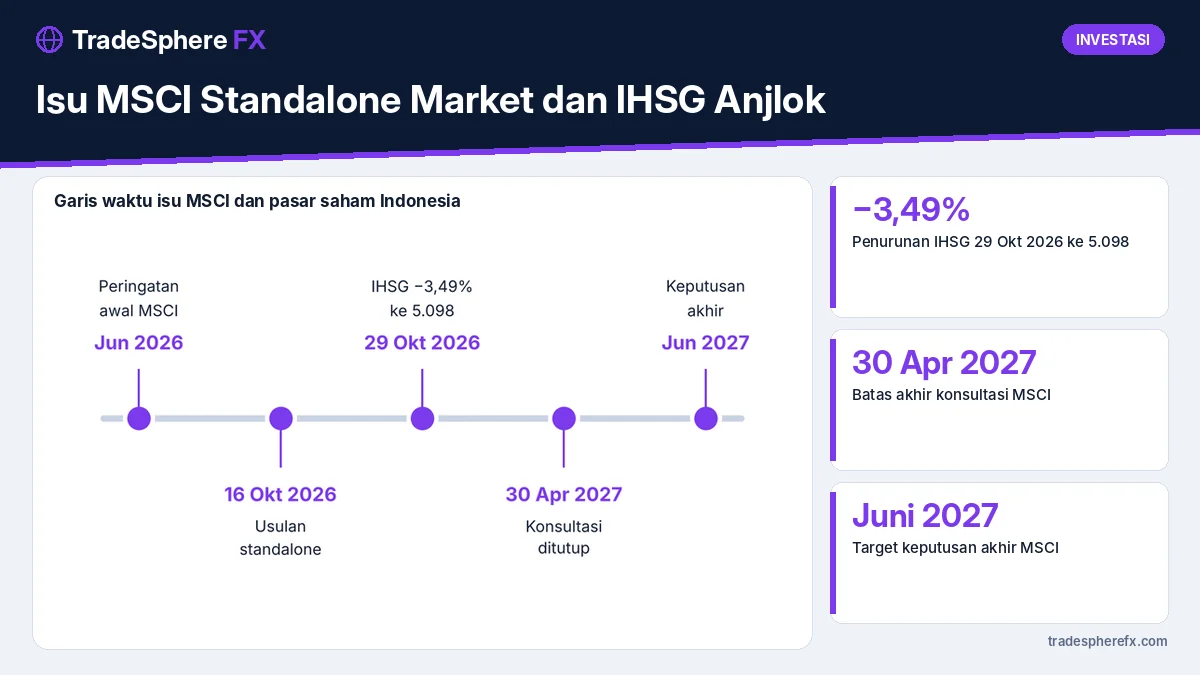 Isu MSCI Standalone Market dan IHSG Anjlok: Apa Artinya bagi Investor Reksa Dana Saham?