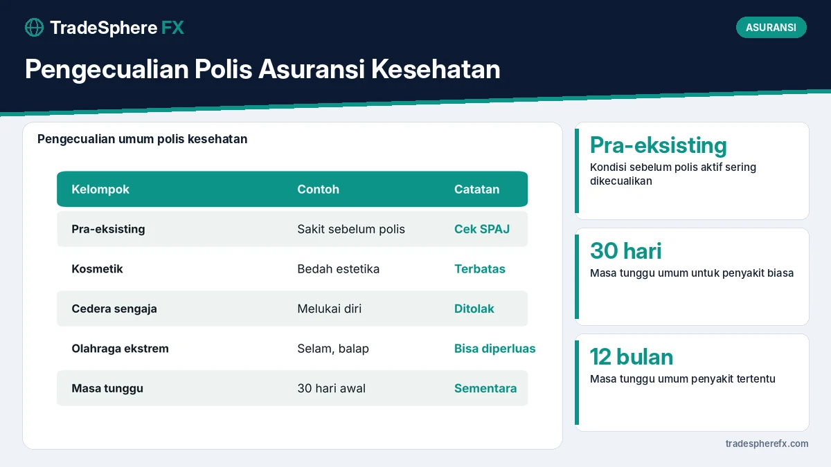 Pengecualian Polis Asuransi Kesehatan: Hal yang Umumnya Tidak Ditanggung dan Cara Mengeceknya