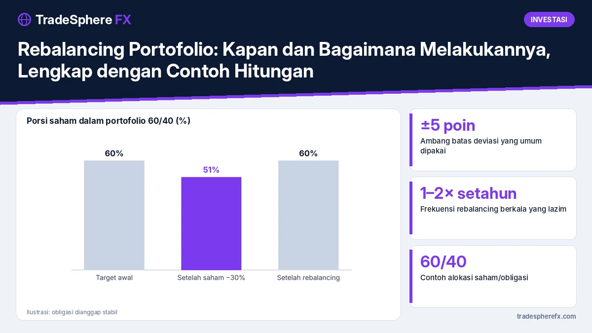 Rebalancing Portofolio: Kapan dan Bagaimana Melakukannya, Lengkap dengan Contoh Hitungan