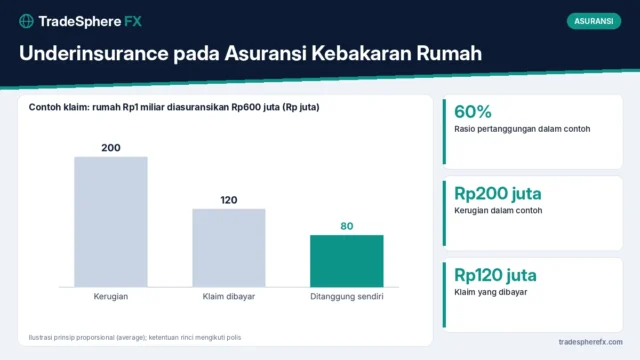 Underinsurance pada Asuransi Kebakaran Rumah: Mengapa Klaim Bisa Dibayar Sebagian dan Cara Menghitungnya