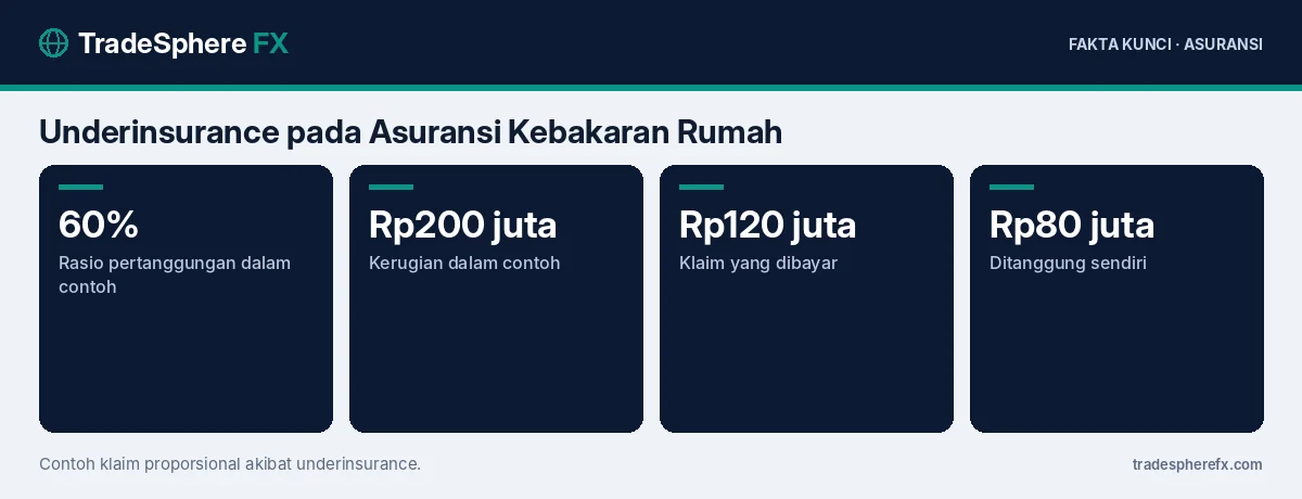 Fakta kunci: Underinsurance pada Asuransi Kebakaran Rumah: Mengapa Klaim Bisa Dibayar Sebagian dan Cara Menghitungnya